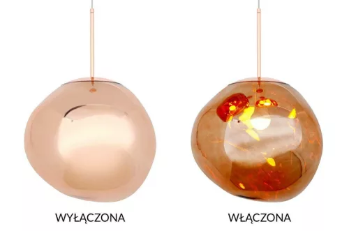 MOOSEE Fusion 40 Réz Akril Függőlámpa