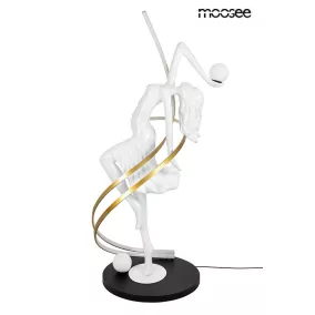   Moosee Dancing Queen Művészi Állólámpa Üvegszálas Fehér RGB