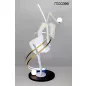   Moosee Dancing Queen Művészi Állólámpa Üvegszálas Fehér RGB