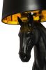 MOOSEE Horse Stand S Ló Alakú Állólámpa Fekete Üvegszálas