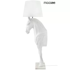  King Home Horse Stand M Ló Alakú Állólámpa Üvegszálas Fehér