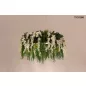   Moosee Gardens Wisteria 70 LED Függőlámpa Művirág Fehér-Zöld