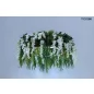   Moosee Gardens Wisteria 90 LED Függőlámpa Művirág Fehér Természetes