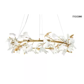 MOOSEE Flora 100 Virágmintás Arany Függőlámpa