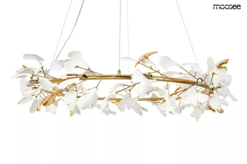 MOOSEE Flora 120 Virágmintás Arany Függőlámpa