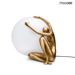 Moosee UOMO 50 Művészi Asztali Lámpa Arany Fehér