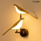 Moosee Bird Twin Arany-Fehér LED Fali Lámpa