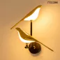 Moosee Bird Twin Arany-Fehér LED Fali Lámpa