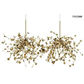 MOOSEE Monete Arany Fém Függőlámpa Lebegő Érmékkel