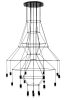 King Home Flusso 20 Geometrikus LED Függőlámpa Fekete