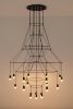 King Home Flusso 20 Geometrikus LED Függőlámpa Fekete