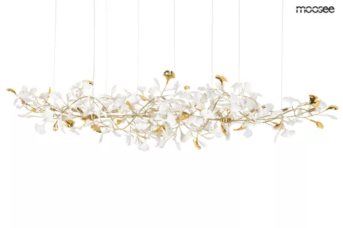 MOOSEE Flora 250 Virágmintás Függőlámpa Arany-Fehér