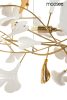 MOOSEE Flora 250 Virágmintás Függőlámpa Arany-Fehér