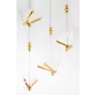 BUTTERFLY DISC 5 arany függőlámpa