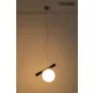 MOOSEE Balance Függőlámpa Fekete Üveggömbbel