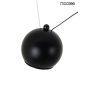   MOOSEE OCTO 5 Fekete Alumínium Függőlámpa Gömb Búrákkal