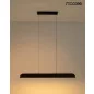 MOOSEE LINEA Fekete LED Függőlámpa Bőr Borítással