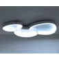   MOOSEE CELLS 3 LED Mennyezeti Lámpa Fehér Távirányítható