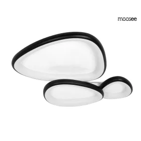 Moosee AREA 3 LED Mennyezeti Lámpa Fekete Organikus Forma