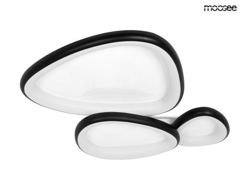 Moosee AREA 3 LED Mennyezeti Lámpa Fekete Organikus Forma