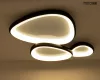 Moosee AREA 3 LED Mennyezeti Lámpa Fekete Organikus Forma