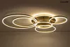 MOOSEE RINGS 6 LED Mennyezeti Lámpa Arany