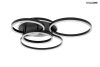 MOOSEE RINGS 5 LED Mennyezeti Lámpa Fekete