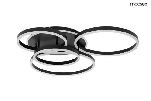 MOOSEE RINGS 5 LED Mennyezeti Lámpa Fekete