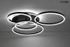MOOSEE RINGS 5 LED Mennyezeti Lámpa Fekete
