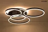 MOOSEE RINGS 5 LED Mennyezeti Lámpa Fekete