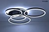 MOOSEE RINGS 5 LED Mennyezeti Lámpa Fekete
