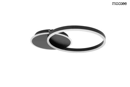 MOOSEE RINGS 2 LED Mennyezeti Lámpa Fekete
