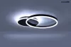MOOSEE RINGS 2 LED Mennyezeti Lámpa Fekete