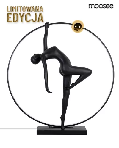 MOOSEE Human Acrobatic LED Állólámpa Fekete Limitált Kiadás