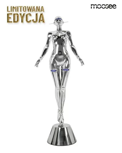 MOOSEE Cyber Woman Stand Limitált Kiadású LED Állólámpa Króm