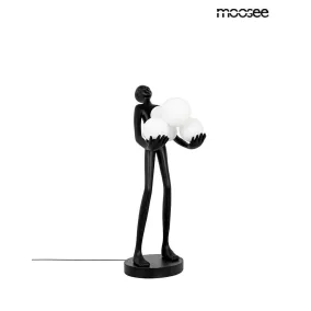 MOOSEE Human Premium Művészi Asztali Lámpa Fekete