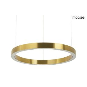 MOOSEE Ring 60 LED Függőlámpa Arany Rozsdamentes Acél
