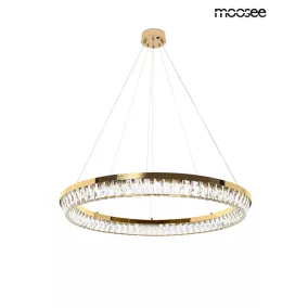 MOOSEE Savoy 100 Kristály Függőlámpa Arany LED