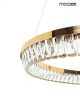 MOOSEE Savoy 100 Kristály Függőlámpa Arany LED