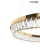 MOOSEE Savoy 100 Kristály Függőlámpa Arany LED