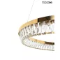 MOOSEE Savoy 100 Kristály Függőlámpa Arany LED