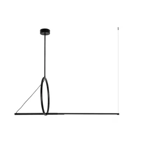 MOOSEE Stick LED Függőlámpa Fekete Geometrikus