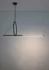 MOOSEE Stick LED Függőlámpa Fekete Geometrikus