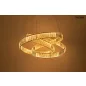 MOOSEE Wave 80 Kristály Függőlámpa Arany LED