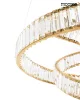 MOOSEE Wave 80 Kristály Függőlámpa Arany LED
