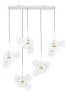 MOOSEE Capri Line 5 LED Függőlámpa Arany Üveggömbökkel