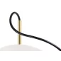   King Home Capri Line 3 LED Függőlámpa Arany-Fehér Üveggömbökkel