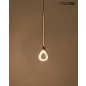 MOOSEE VUELO Cseppalakú LED Függőlámpa Réz