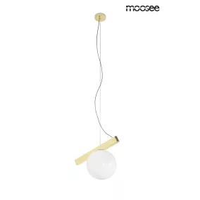 Moosee Balance Arany Függőlámpa Tejüveg Gömbbúrával