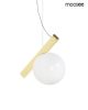 Moosee Balance Arany Függőlámpa Tejüveg Gömbbúrával